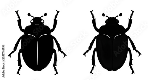 Photos bugicon, beetlesilhouette, beetleillustration, beetle, insect, bug, silhouette,