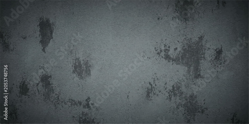 Bild auf Leinwand A rough, weathered concrete texture with dark, abstract splotches creates a grunge-inspired backdrop, evoking a sense of urban decay or industrial grit