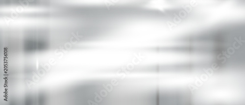 Bild auf Leinwand Silver metal surface with mirror-like reflections and chrome gradient