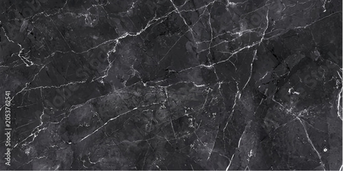 Tableau sur toile Black and white grunge wall texture background with old rough stone and vintage