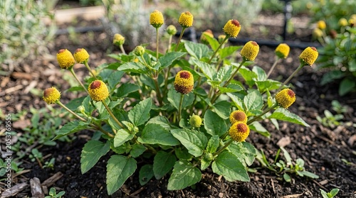 yellow spring flowers