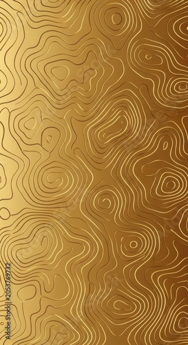 gold topographic map texture background