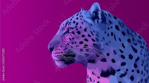 3d rendering of a spotted blue and white fish with flowing fins