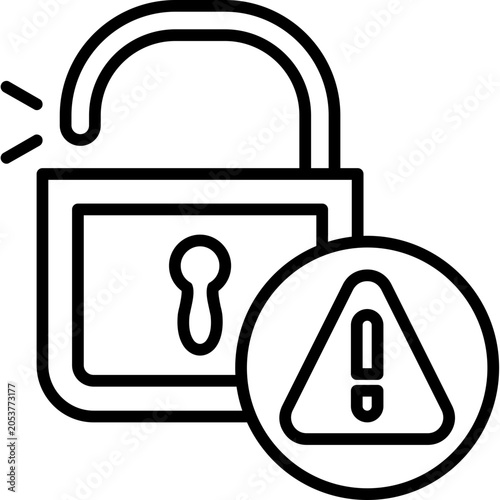Vászonkép Decryption Icon