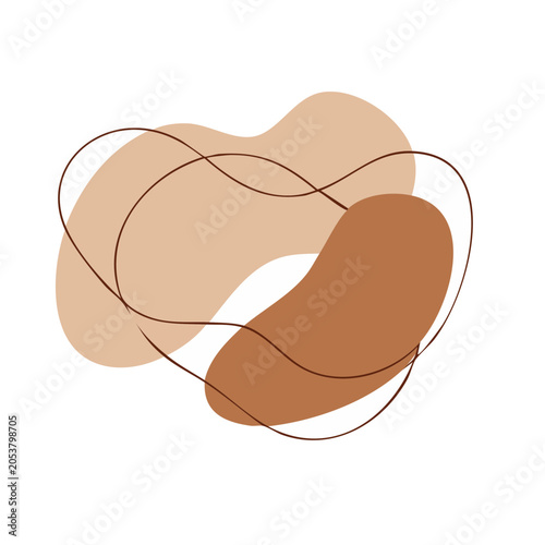 Minimalist Abstract Shapes Vector Design