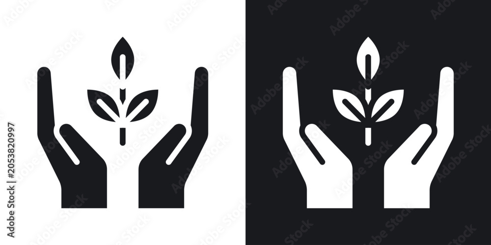 Fototapeta premium Environment protection icon