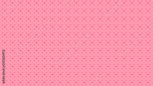 Tableau sur toile 小さなリボンが付いているマス目の背景画像_16:9