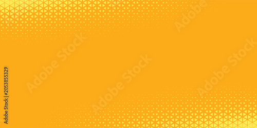 Foto Yellow orange halftone pattern