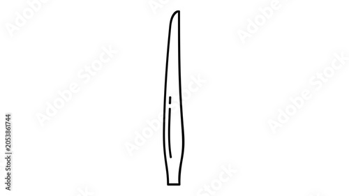 Tall wind turbine blade vector icon illustration representing renewable energy sources, clean electrical power generation, and sustainable technology for a greener planet and environmental future.