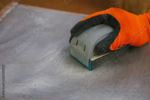Household maintenance, cleaning process, renovation task, practical work, before cleaning