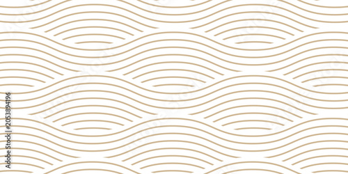 Yellow instant noodle, pasta and spaghetti texture with geometric wavy lines. Ramen, pasta vector pattern. Background abstract food illustration