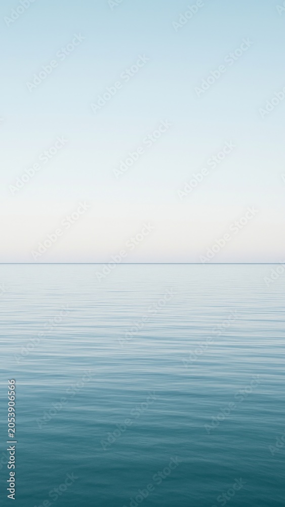 Obraz premium Serene ocean horizon minimalist mobile wallpaper