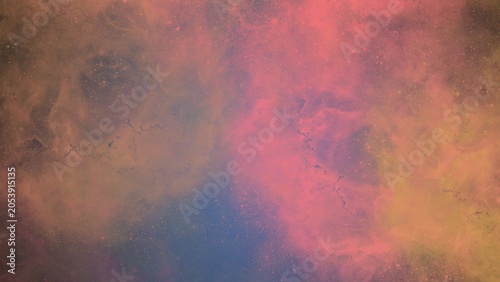 Fotografie Dramatic abstract clouds in intense red, orange and yellow with dark accents