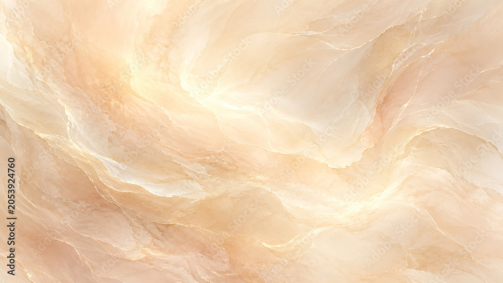 Obraz premium Abstract Watercolor Background in Soft Beige and Blush Tones