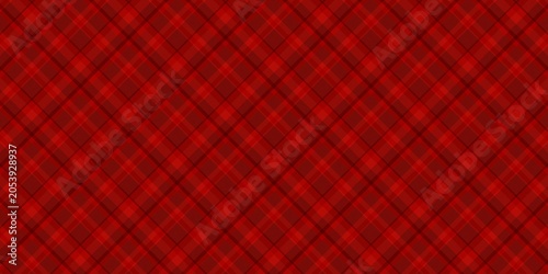 Seamless diagonal tartan pattern with a detailed woven fabric texture in rich red shades, perfect for festive textiles, fashion backgrounds, and creative surface design