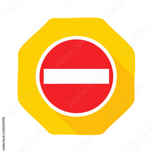 Do Not Enter Sign Icon