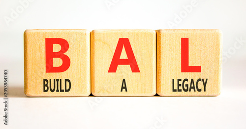 Foto BAL build a legacy symbol
