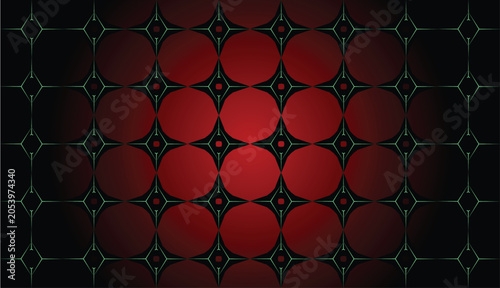 Abstract stars isolated geometric pattern square shape on light background - Christmas and celebration banner illustration design.	