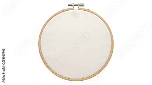 Canvastavla Wooden embroidery hoop with canvas