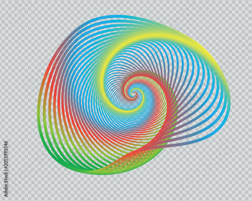 Psychedelic Spiral Vortex with Vibrant Color Explosion Vector Design