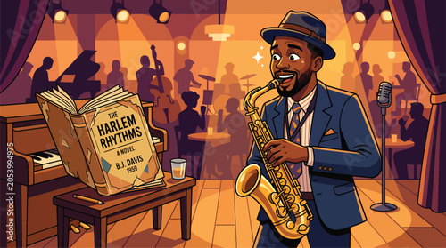 Photos Jazz Musician Performing Live in Music Club | Saxophone Player Entertainment | N