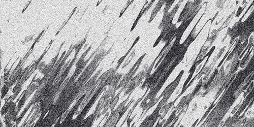 Tableau sur toile Abstract monochrome background with numerous elongated, irregular diagonal shape