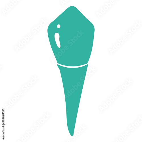 Foto Image of an incisor tooth