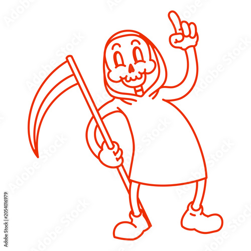 Konstfotografi Grim Reaper design that's sure to spook and fun on Halloween