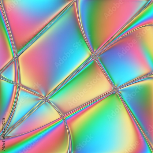 Iridescent Abstract - A Symphony of Light and Color.