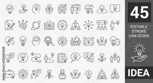 Konstfotografi Idea icon set