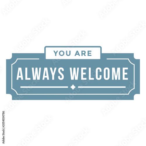 Fotografie You are always welcome logo