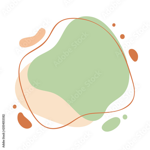 Abstract shapes vector design