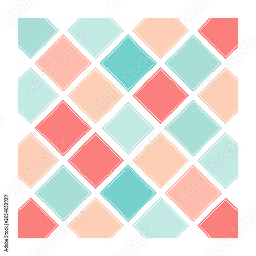 Geometric Diamond Pattern Background