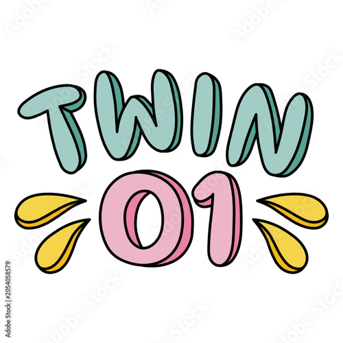 Photography The word twin 01