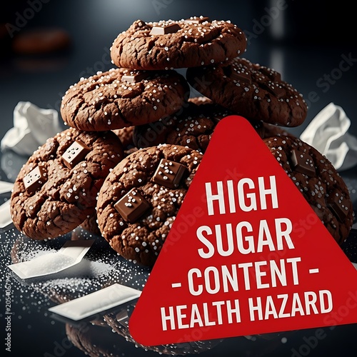 High Sugar Content Cookies - A Health Hazard Warning.
