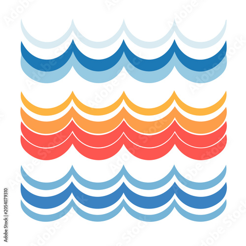 Retro Wave Pattern Design