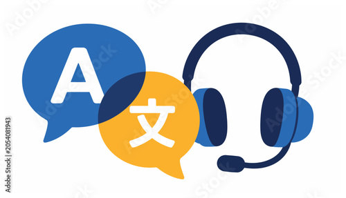 Canvastavla Translation Service Call Center Headset.