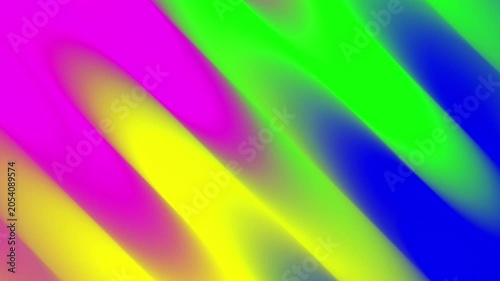 Vibrant Seamless Looping Motion Graphics Abstract Background with Yellow Green Blue Purple Gradient