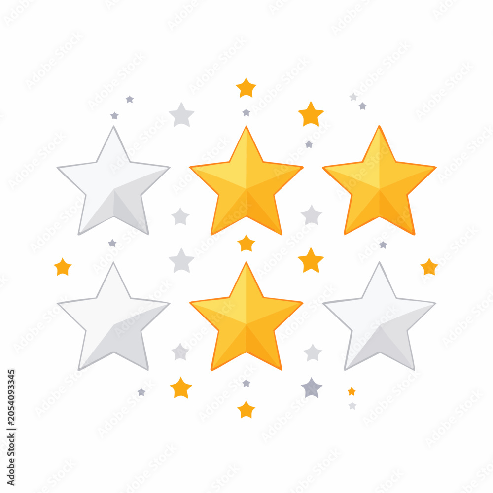 Fototapeta premium Rating Stars