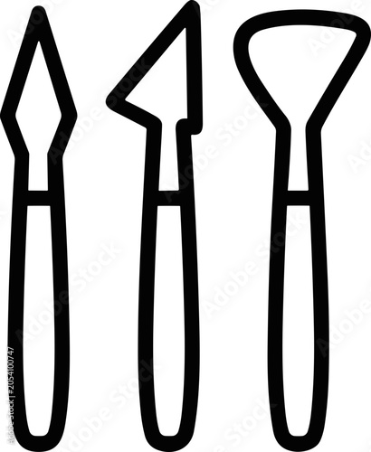 Sculpting Tools Set - Clay Modeling Instruments for Art and Craft