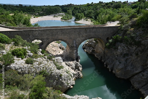 Bild auf Leinwand grotte de Clamouse et Pont du Diable