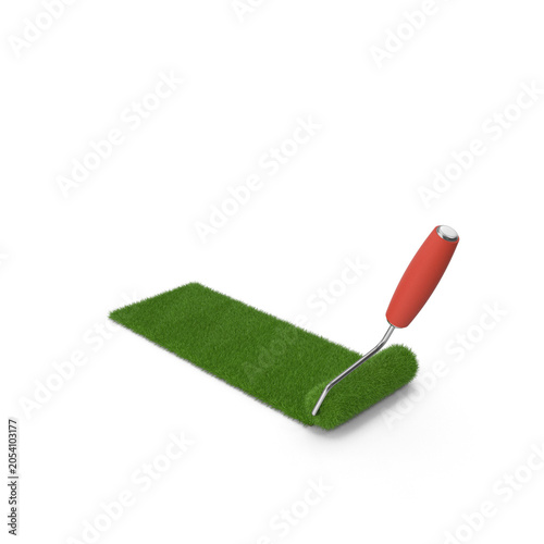 Grass Paint Roller Design