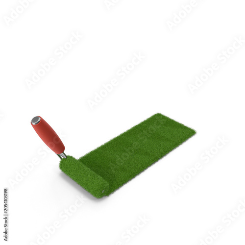 Grass Paint Roller Design