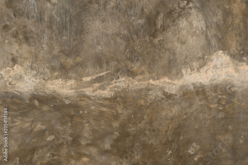 Valokuva Full frame texture of polished raw cement concrete wall.