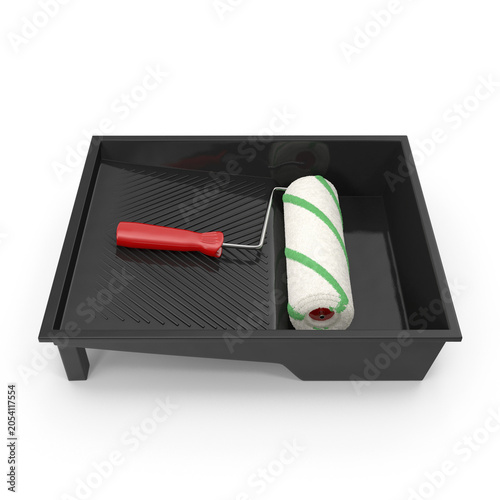 Black Paint Roller Tray Kit