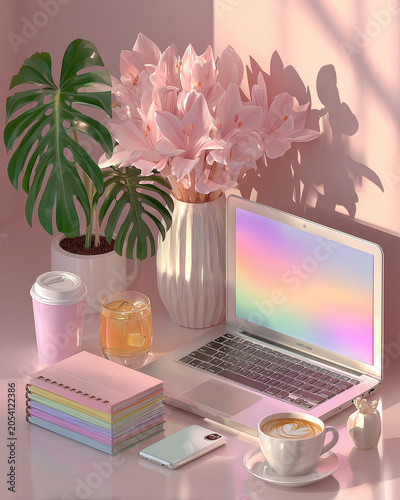 Premium branding mockup of desktop, laptop, tablet, and mobile