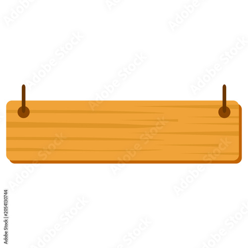 Wooden Board Sign Text Box