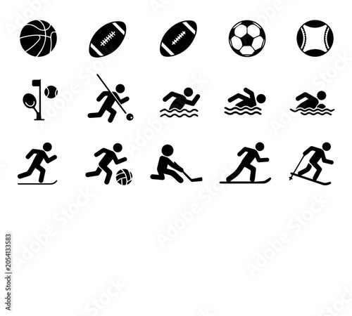 sports activities vectors