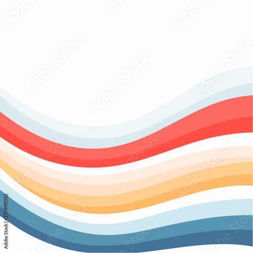 Abstract Wavy Stripes Background