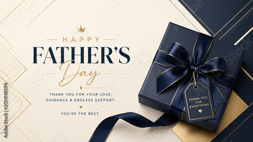 Luxury Father's Day Greeting Card 